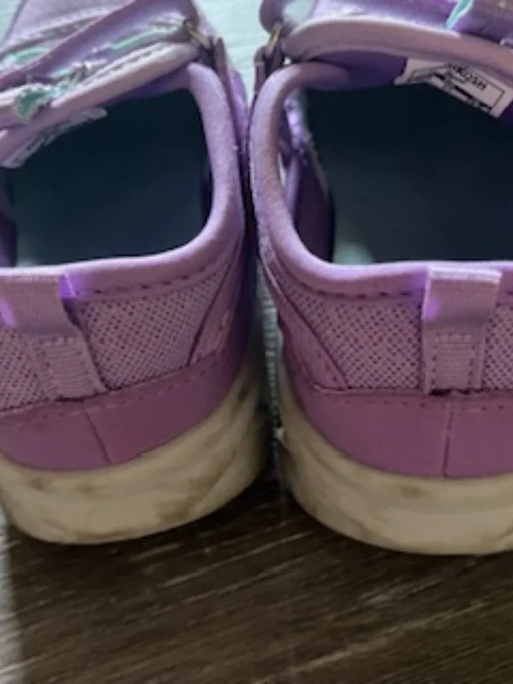 🧡3/15 OshKosh B'Gosh Purple Durable Play Sandals 10